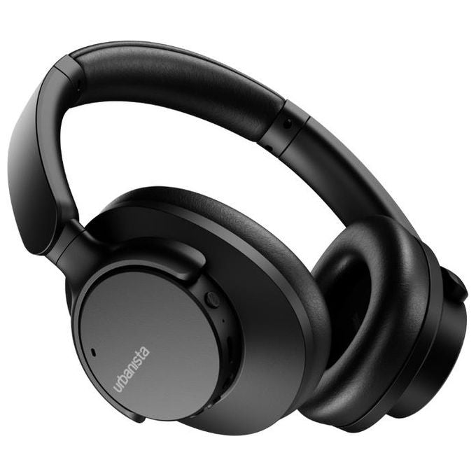 Urbanista 1040234 Valencia Cuffie Over-Ear Noise Cancelling ANC Bluetooth 5.3 50h USB-C colore Midnight Black