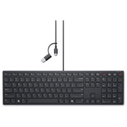 Dell KB525C Tastiera Cablata Full-size USB-C Layout Italiano QWERTY colore Nero