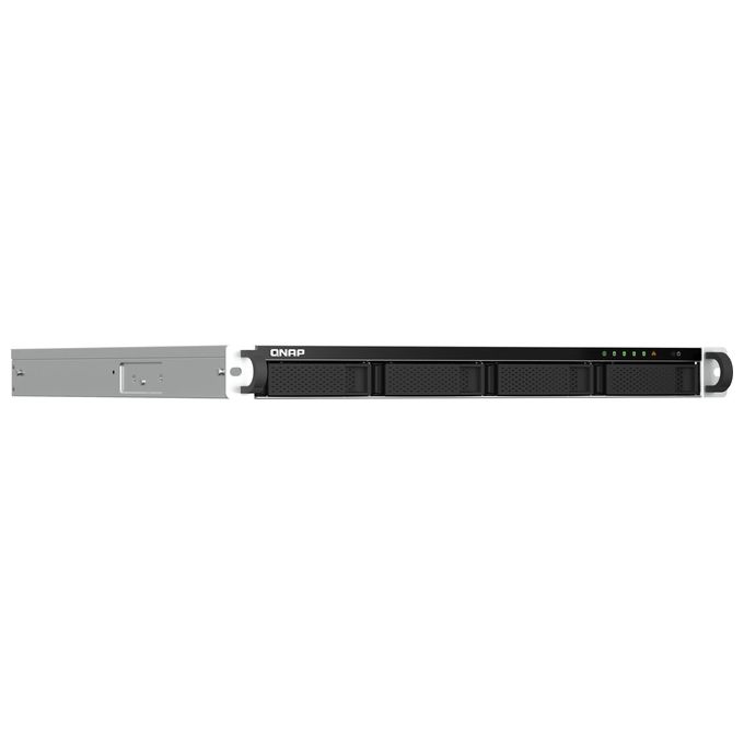 QNAP TS-464U-RP-8G TS-464U-RP NAS Rack 1U 4 bay Intel Celeron N5095 8 GB DDR4 2 porte 2,5GbE HDMI 4K colore Nero