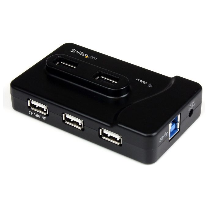 StarTech Hub combo USB 3.0-2.0 a 6 porte con porta di caricamento