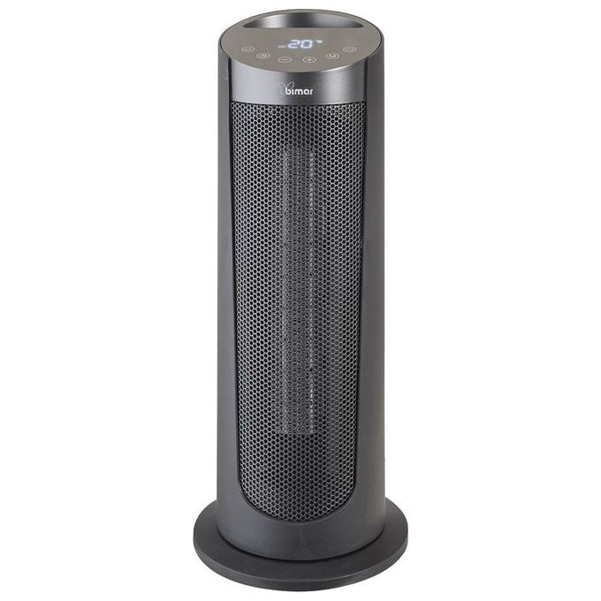 Bimar HP130 Termoventilatore a Colonna PTC 2000W per ambienti fino a 20 m² Wi-Fi Bluetooth Controllo Vocale Alexa Google colore Antracite