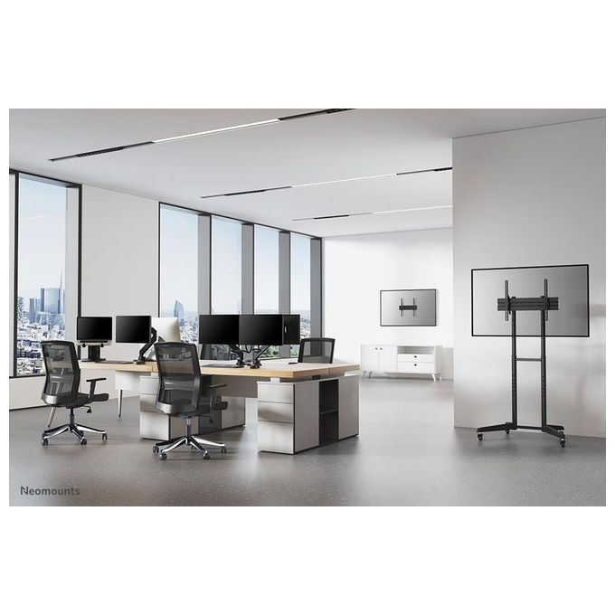 NewStar NeoMounts NM-D775DXBLACK Montaggio a Scrivania per Monitor Dimensione Schermo 10''-32'' Nero