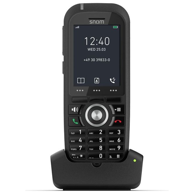 Snom M70 Ricevitore Telefonico DECT Identificatore di Chiamata Nero