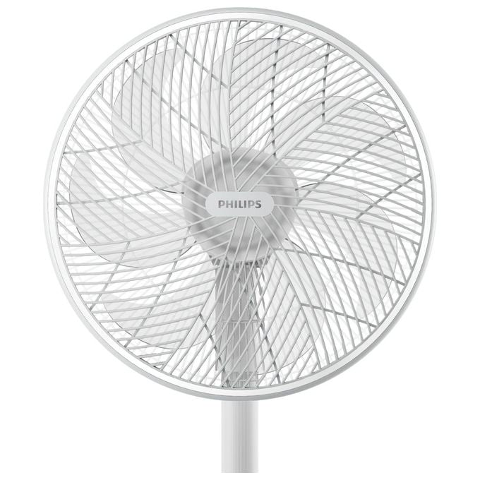 Philips CX2550-00 Serie 2000 Ventilatore a Piantana 40 cm 2562 m³-h 19 dB SilentWings 3 Velocita' Timer 12h colore Grigio