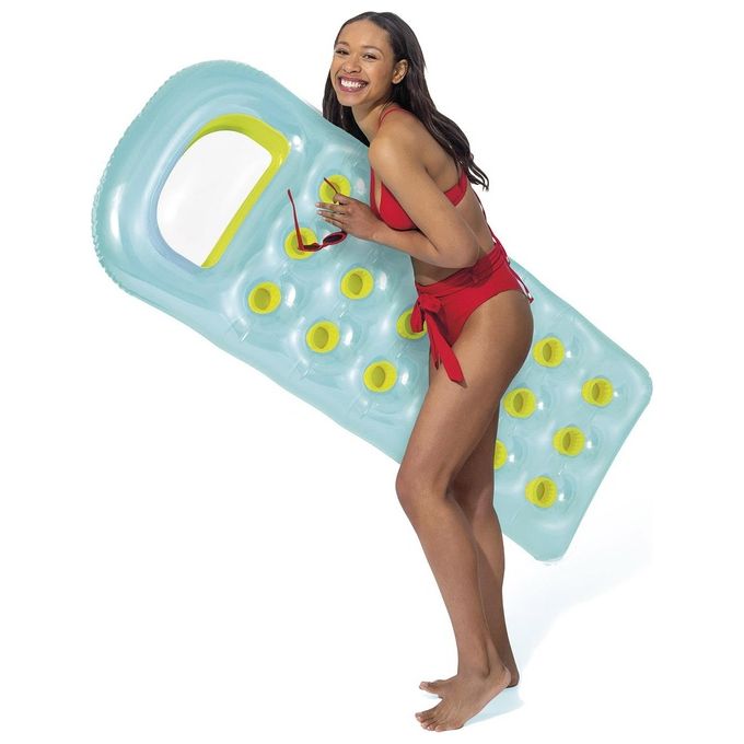 Intex, Materassino Gonfiabile 18 Buchi Con Oblo', 188 x 71 cm