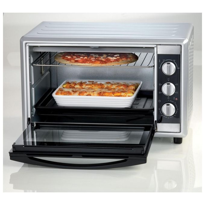 Ariete 945 Bon Cuisine 560 - Fornetto elettrico 56 Lt con funzione ventilato e girarrosto. 6 posizioni di cottura. Timer fino a 120 min. Temp max 230°