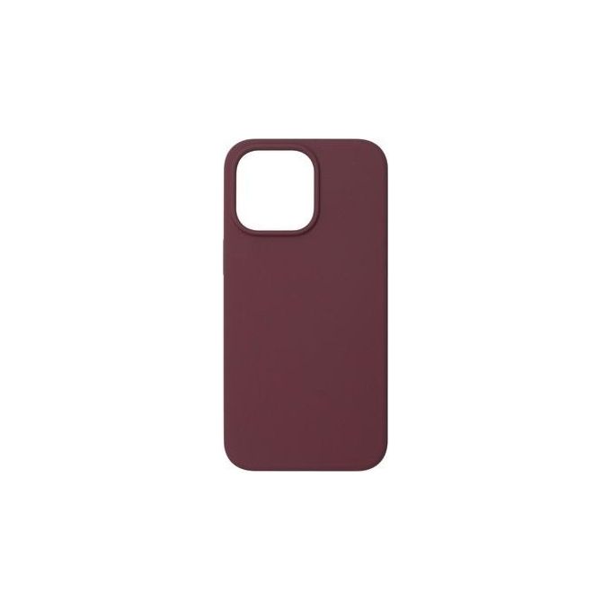 Tunit Cover in Silicone MagSafe Compatible con iPhone 15 Pro Plum