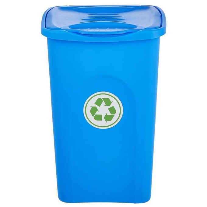 Stefanplast Pattumiera Be-green blu 50 litri