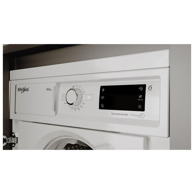 Whirlpool BI WDWG 961485 EU Lavasciuga da Incasso 9-6 Kg 1400 rpm Classe D Motore Inverter 6 Senso FreshCare+ (82x60x57 cm) colore Bianco
