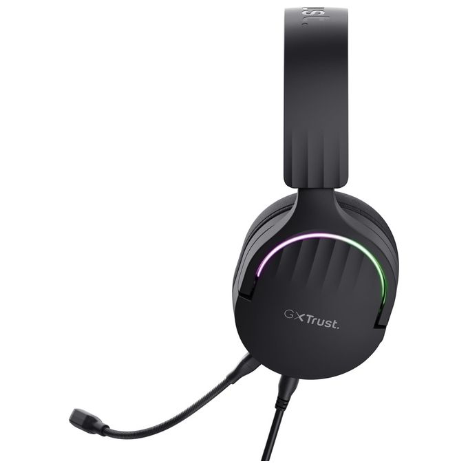 Trust 24900 GXT 490 Fayzo Cuffie Gaming USB Surround 7.1 Driver 50 mm Microfono Rimovibile RGB colore Nero