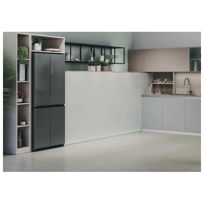 Hoover HHCR3818ENPL H-Fridge 700 Maxi Frigorifero 4 Porte 467 L 181,5 cm Classe E No Frost 35 dB colore Argento