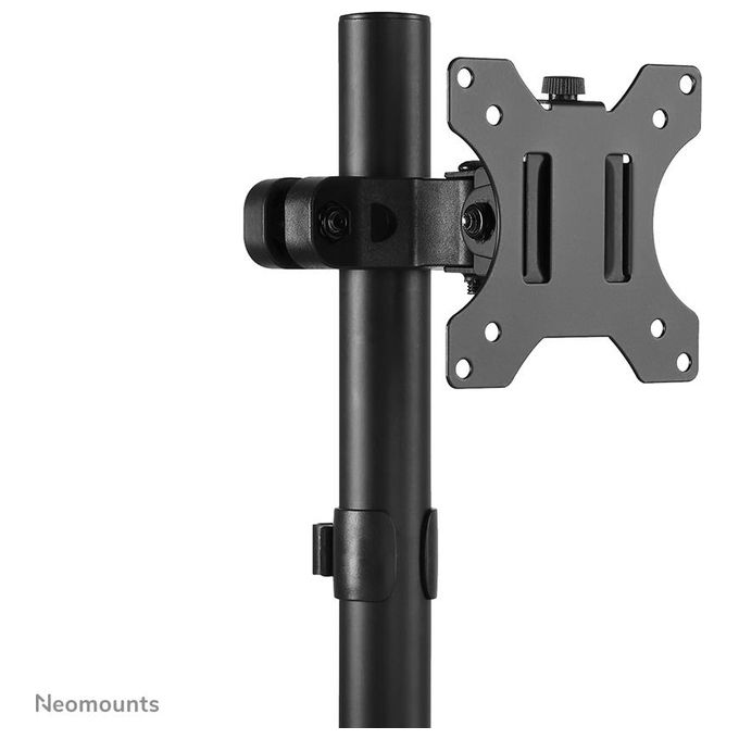 Neomounts FL40-430BL11 Supporto da Palo per TV e Monitor Full Motion Inclinazione -30 30° Rotazione 360° VESA 75x75 100x100 mm Diametro Palo 28-60 mm colore Nero