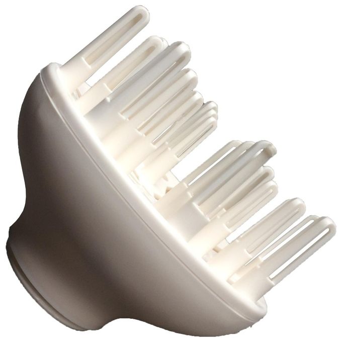 Ga.ma GH0302 Diamond Ceramic Ion Asciugacapelli 2200W tecnologia ionica ceramica 2 velocita' 3 temperature colpo aria fredda bocchetta e diffusore inclusi colore Bianco