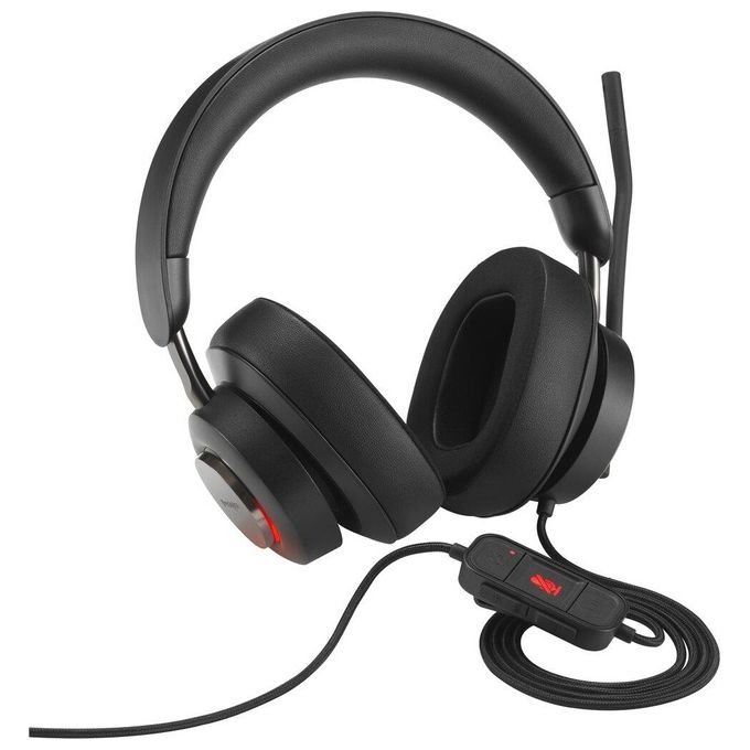 Kensington K83451WW H2000 Cuffie Over-Ear USB-C con Microfono Cancellazione Rumore Plug and Play colore Nero