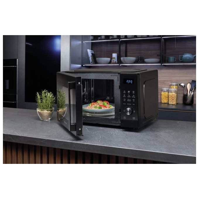 Hisense H23MOBSD1H Forno a microonde Solo 23 L 800 W 9 Programmi Rivestimento Ceramico colore Nero
