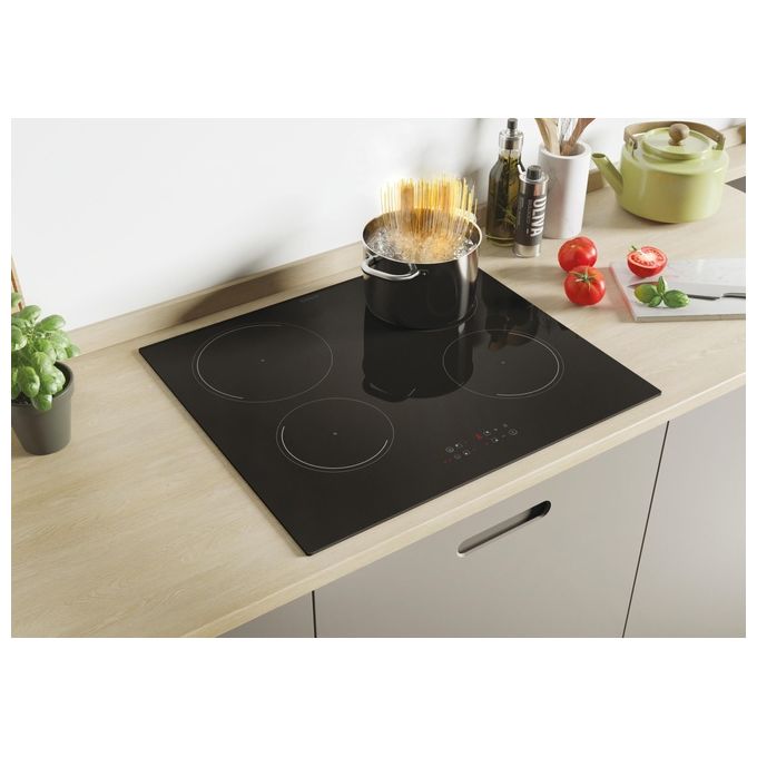 Candy KRCDJ642 Idea Piano cottura a induzione 59 cm 4 zone cottura Touch Booster Power Management colore Nero