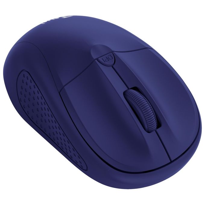 Trust Primo Mouse Ambidestro Rf Wireless Ottico 1600 Dpi Matte Blu