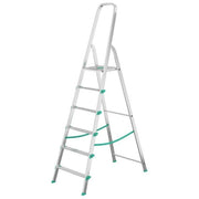 Colombo Scala LIBELLULA 6 gradini in alluminio con gradini antiscivolo piedini antiscivolo portata max 150kg EN131 Made in Italy