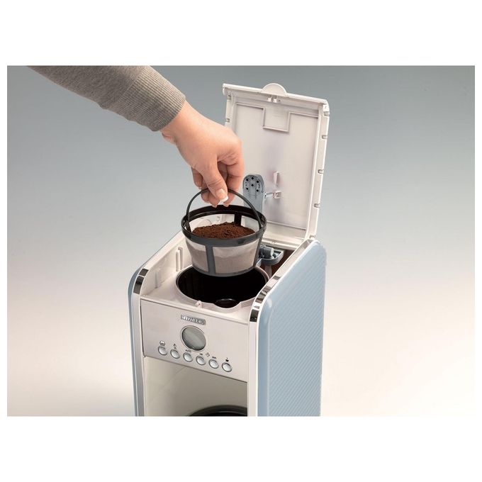 Ariete Macchina Caffe Americano 12 Tazze Caraffa in Vetro 2000W Celeste