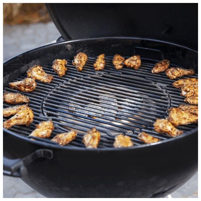 Weber 7666 Termoregolatore per Barbecue a Carbone da 57 cm in Acciaio Inox con Anello Diffusore colore Acciaio inox