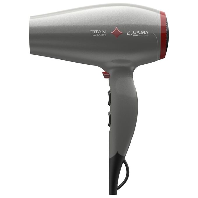Ga.Ma GH0303 Professional Titan Keratin Diamond 3D Asciugacapelli 2300 Watt 2 velocita' 3 temperature tecnologlia Micro Glitt Grigio