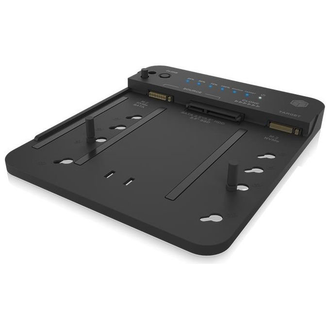 ICY BOX IB-2913MCL-C31 Docking e Clone Station HDD SSD M.2 NVMe USB 3.2 Gen 2 Type-C 10 Gbit-s colore Nero