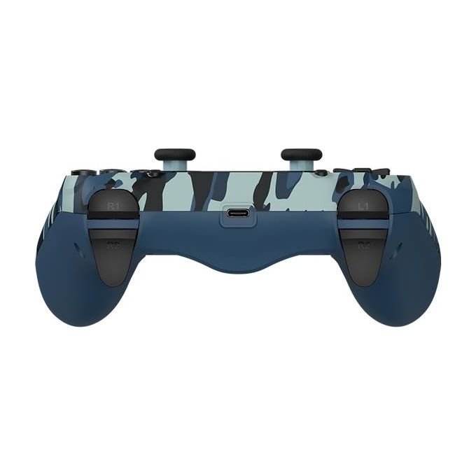 Dragon DSCPS4-BC Mizar Controller Wireless per PS4 PC Mobile Bluetooth Joystick Hall Doppi Motori colore Blu Camouflage
