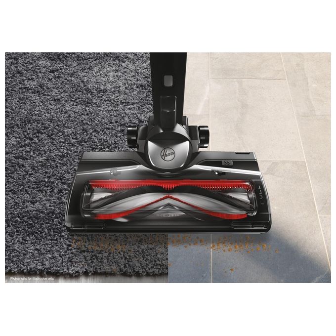 Hoover HF522STH 011 H-Free 500 Aspirapolvere Scopa Senza Sacchetto Ciclonica 0,45 L 45 min autonomia colore Grigio Titanio