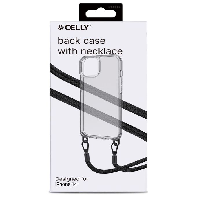 Celly Freedom Case e Lacet Nero per iPhone 14