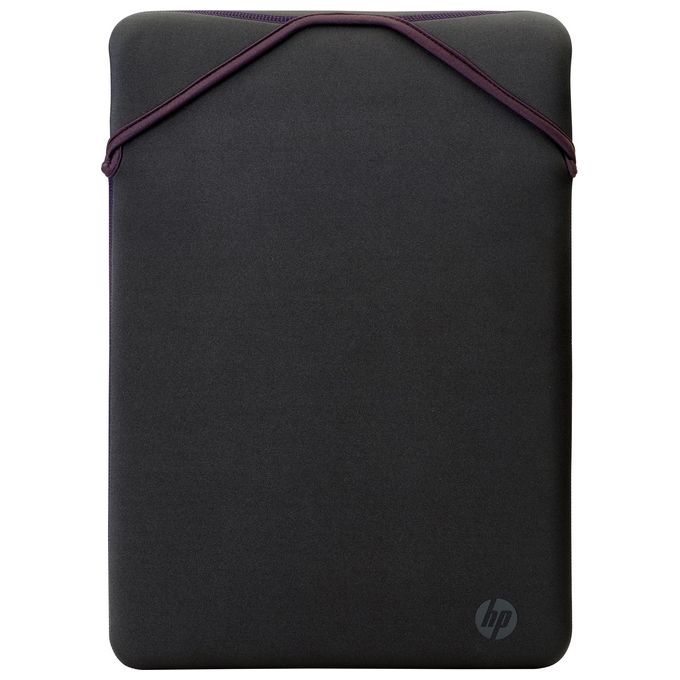 HP Protective Reversibile Sleeve per Notebook fino a 15.6'' Design Reversibile Grigio-Malva