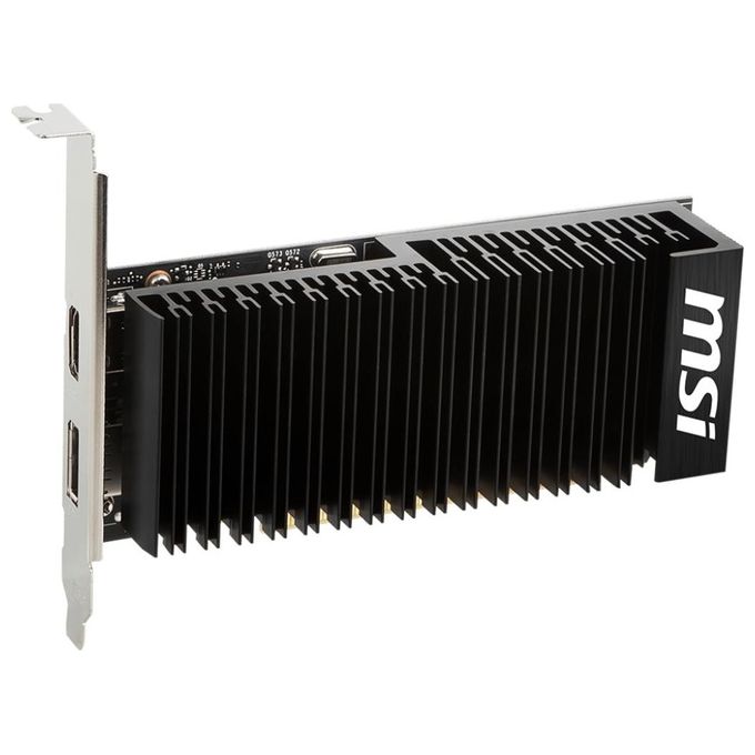 MSI V812-037R GeForce GT 1030 Scheda Video 4 GB GDDR4 64 bit 384 CUDA Cores Boost 1430 MHz HDMI 2.0b DP 1.4a 4K@60Hz PCIe 3.0 Low Profile colore Nero