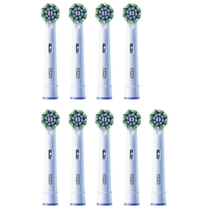 Oral-B 8700216018913 Pro Cross Action Testine di Ricambio per Spazzolino Elettrico 9 pz colore Bianco