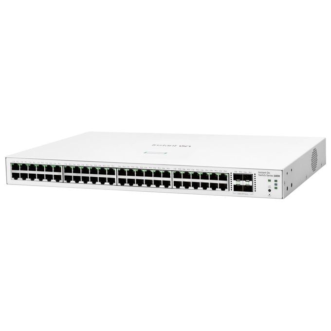 HPE JL814A Aruba Instant On 1830 Switch Gestito L2 48 porte Gigabit Ethernet 10-100-1000 4 slot SFP 1Gbe 1U