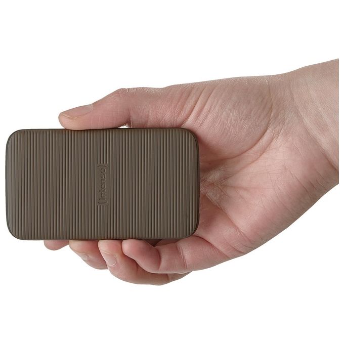 Intenso 3827470 TX500 SSD Esterno 2 TB USB Tipo C 3.2 Gen 2 Velocita' Lettura 1000 MB-s colore Marrone