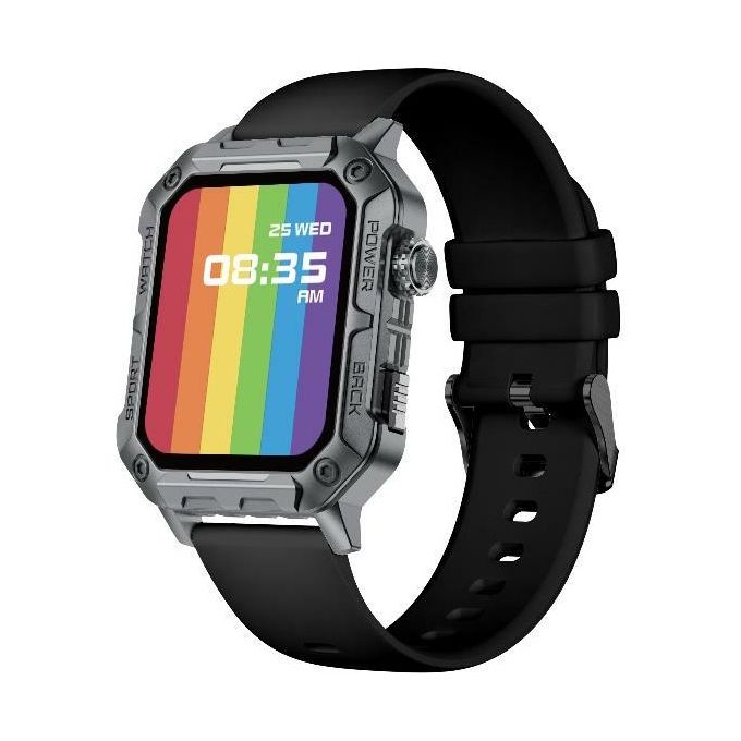 Nilox NXSWTRAILWATCH Trailwatch Smartwatch 1,91'' 320x385 Pixel Resistente all'Acqua IP67 Batteria 5 Giorni colore Nero