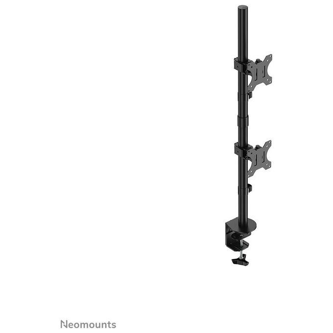 NewStar Montaggio a Scrivania per 2 Display Lcd Tilt and Swivel Nero Dimensione Schermo 10''-32