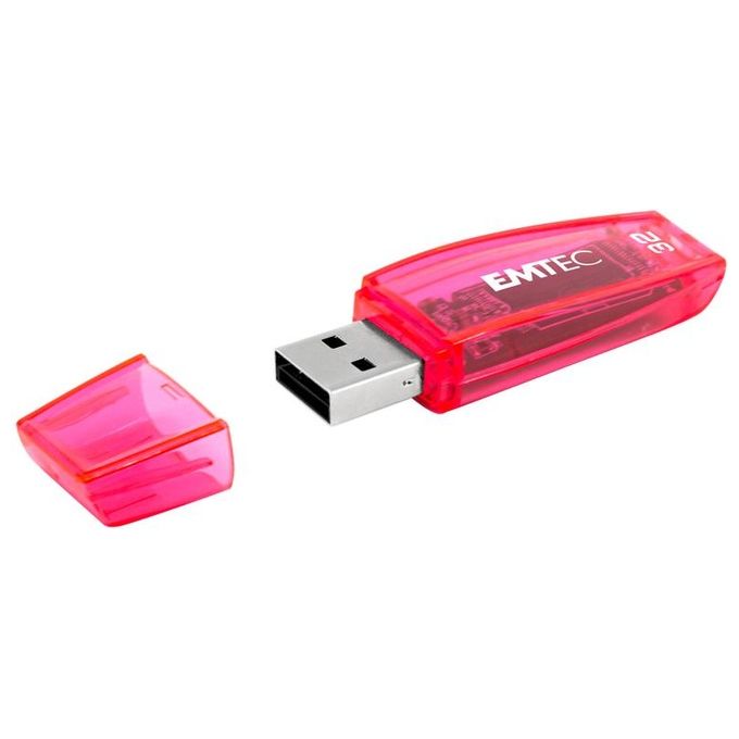 Emtec ECMMD8GC410P3NEO C410 Neon Chiavetta USB 2.0 8 GB Confezione 3 pezzi colore Arancione Rosa Giallo