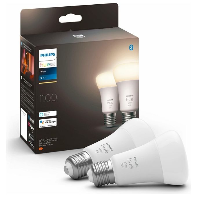 Philips Hue White 2 Lampadine E27 9.5W