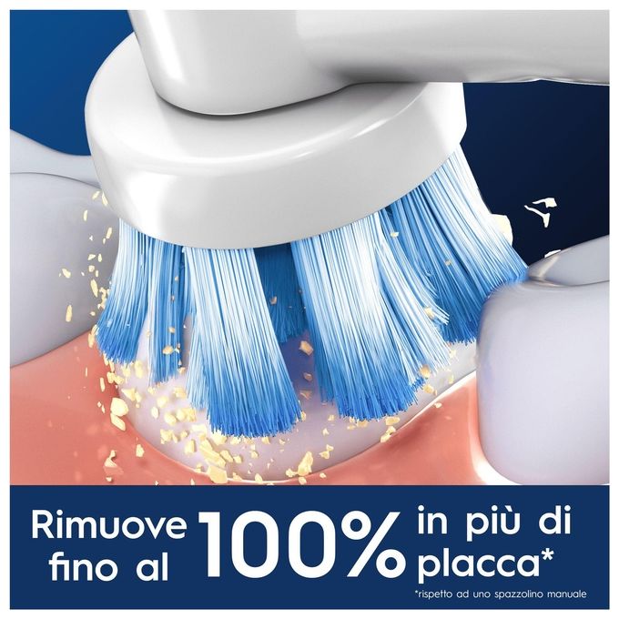 Oral-B Pro Sensitive Clean Testine di Ricambio per Spazzolino Elettrico 9 pz setole Extra Morbide colore Bianco