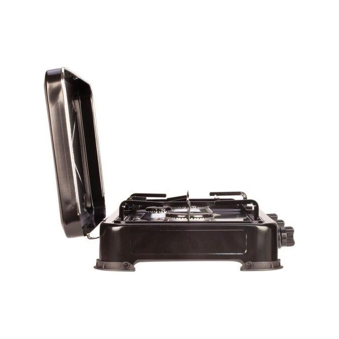 Arde Odino 3 Fornello Gpl 3 Fuochi  2900W con Coperchio Nero