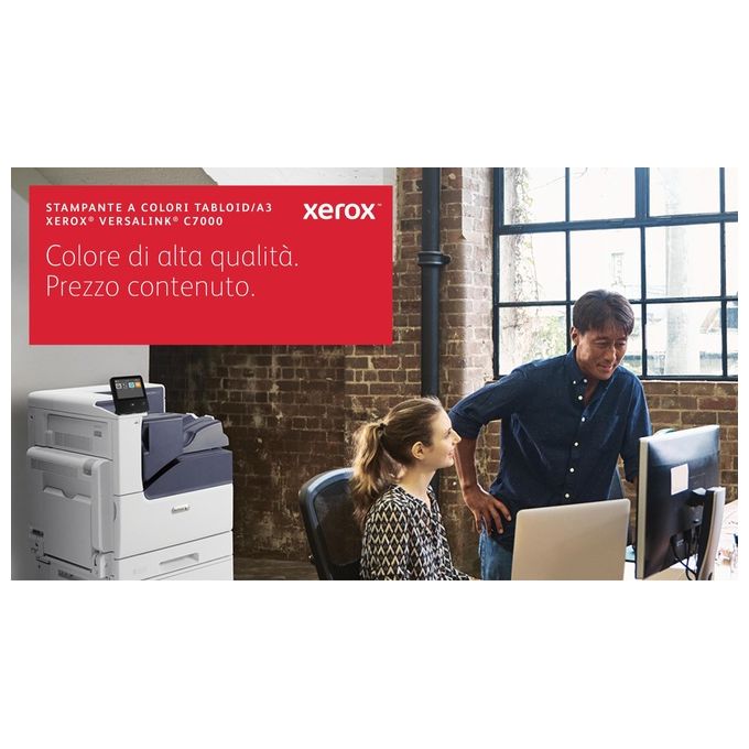 Xerox VersaLink C7000V-DN Stampante colore Duplex laser A3 1200 x 2400 dpi capacita' 620 fogli Gigabit LAN, NFC, USB 3.0