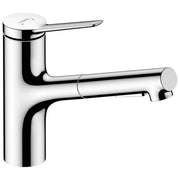 Hansgrohe 74800000 Zesis M33 Miscelatore monocomando da cucina con bocca estraibile 150° 2 getti tecnologia QuickClean colore Cromo