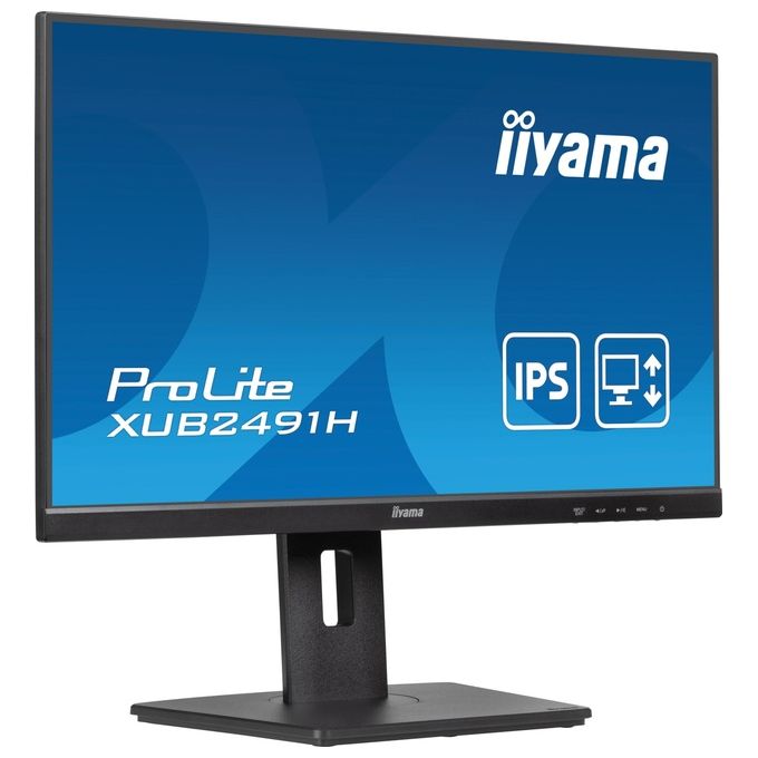 Iiyama XUB2491H-B1 ProLite Monitor PC 23.8'' IPS Full HD 1920x1080 100Hz 0,5ms AMD FreeSync colore Nero