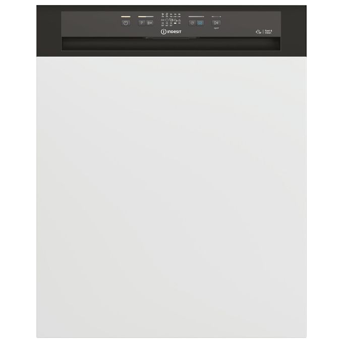 Indesit I3BL634B Lavastoviglie da Incasso a Scomparsa Parziale 14 coperti Classe D 44 dB Touch Display (82x60x55 cm) colore Nero