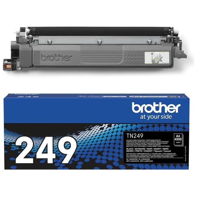 Brother TN-249BK Cartuccia Toner Nero Originale Resa 4500 Pagine colore Nero
