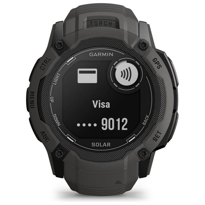 Garmin 010-02805-00 Instinct 2X Solar Orologio sportivo GPS Glonass Galileo Touch screen Solar 50 mm colore Grafite