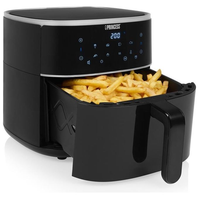 Princess 01.182244.01.001 Friggitrice ad aria 6 L 1500 W 6 programmi display LED touch colore Nero