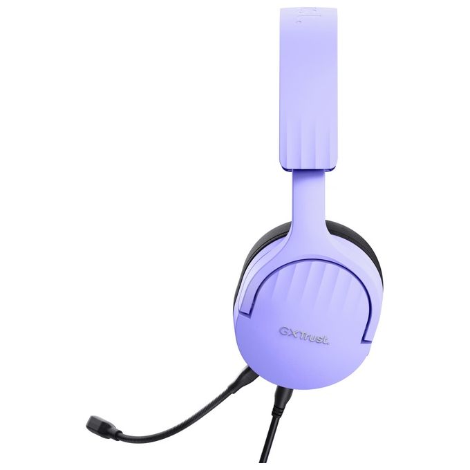 Trust 25301TRS GXT 489P Fayzo Cuffie Gaming Cablate Over-Ear con Microfono Rimovibile Driver 50 mm Audio 7.1 35% Plastica Riciclata Colore Viola