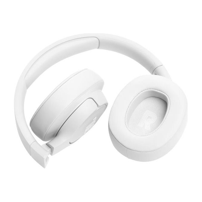 JBL JBLT720BTWHT Tune 720BT Cuffie Wireless Over-Ear Bluetooth 5.3 Pure Bass 76h Autonomia colore Bianco