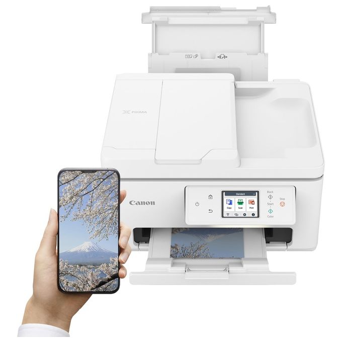 Canon TS7750i PIXMA Stampante Multifunzione Inkjet A4 1200x1200 DPI Wi-Fi AirPrint Duplex colore Bianco